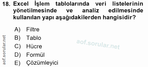 Soru 18