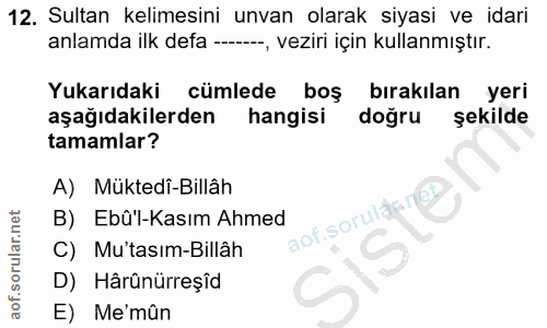Soru 12