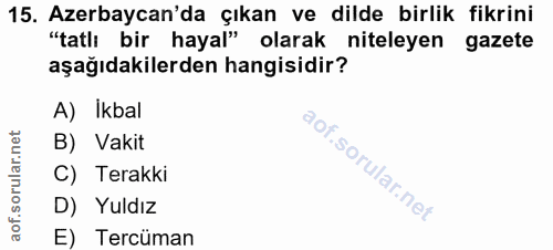 Soru 15
