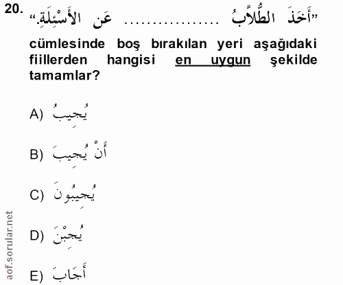 Soru 20