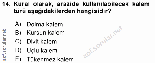 Soru 14