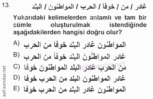 Soru 13