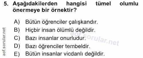 Soru 5