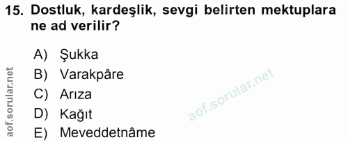 Soru 15