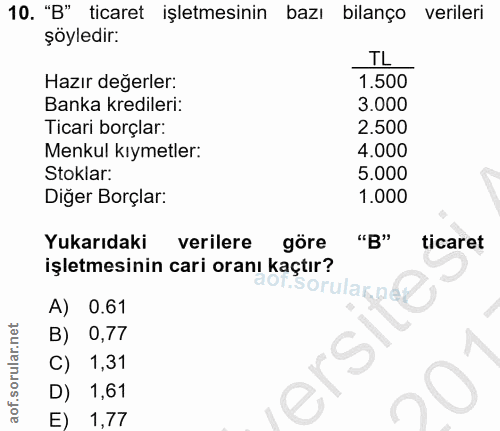 Soru 10