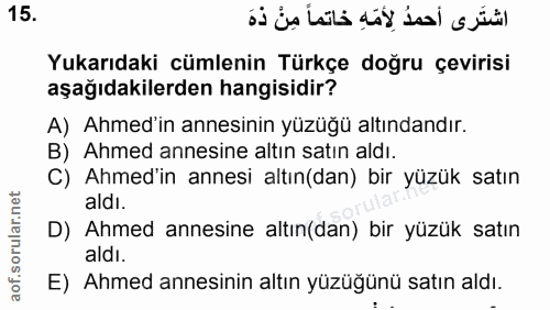 Soru 15