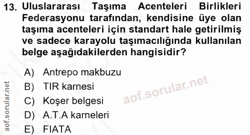Soru 13