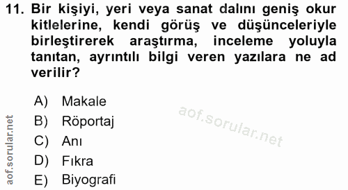 Soru 11