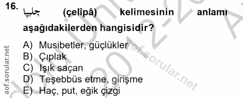 Soru 16