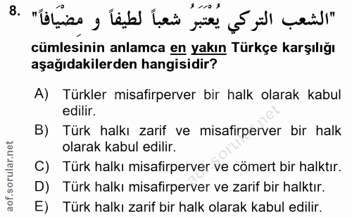 Soru 8