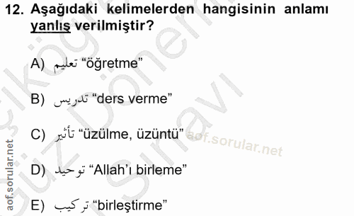 Soru 12