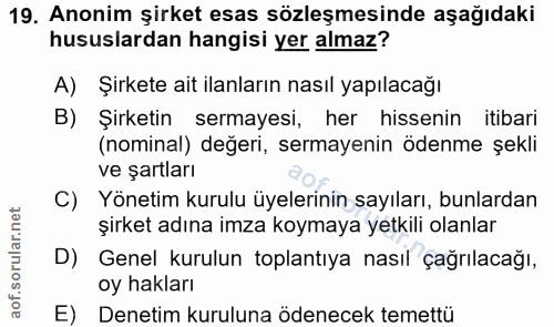 Soru 19