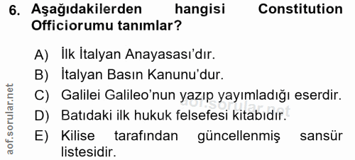 Soru 6