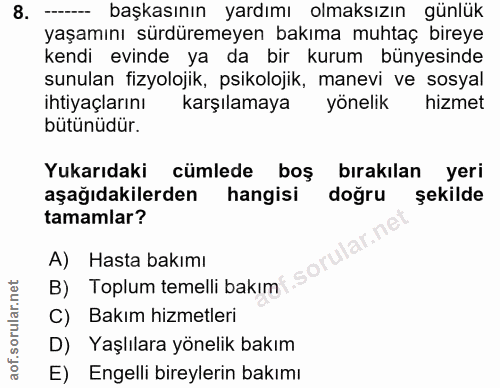 Soru 8