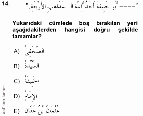 Soru 14