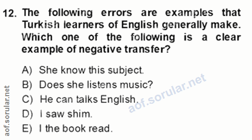 Soru 12