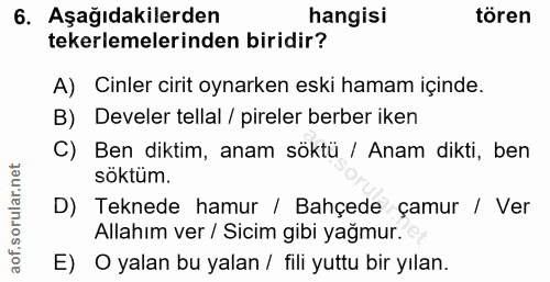 Soru 6