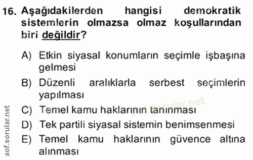Soru 16