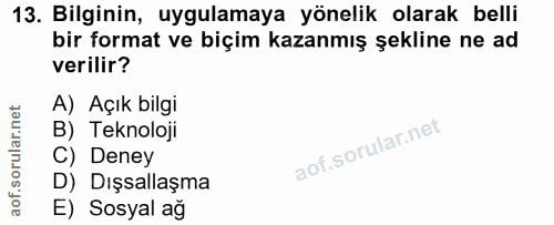 Soru 13