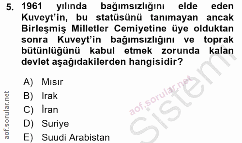 Soru 5
