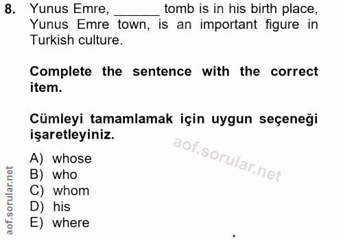 Soru 8