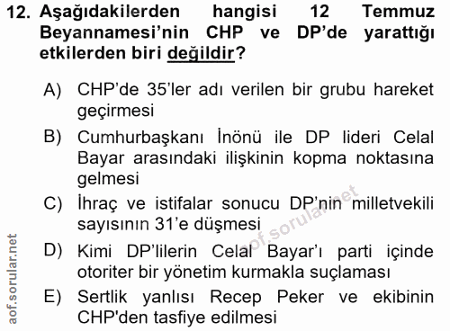 Soru 12