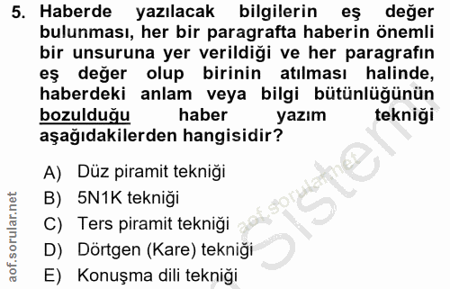 Soru 5