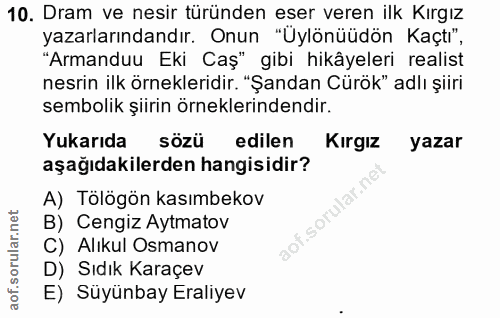 Soru 10