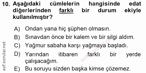 Soru 10