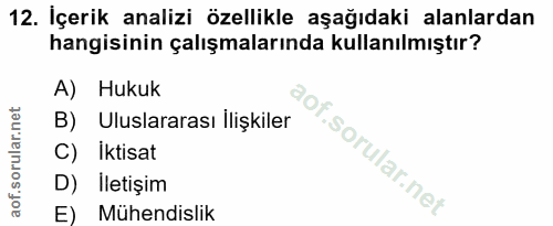 Soru 12