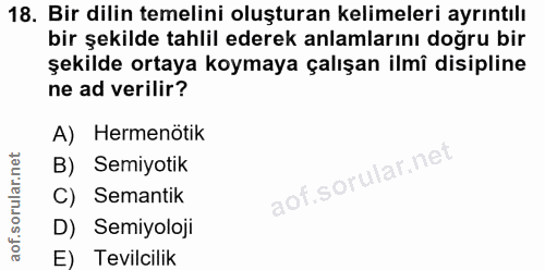 Soru 18