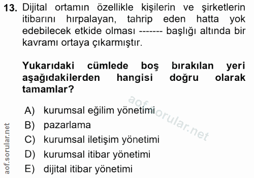 Soru 13