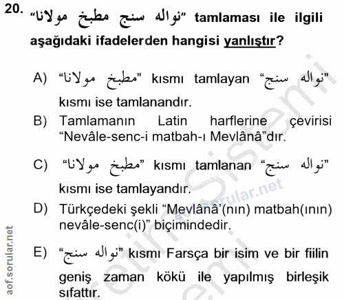 Soru 20