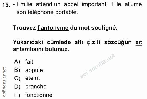 Soru 15