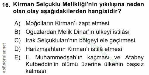 Soru 16