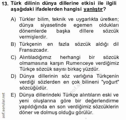 Soru 13