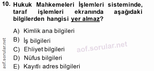 Soru 10