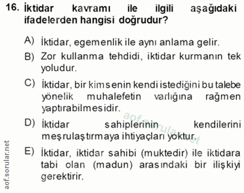Soru 16