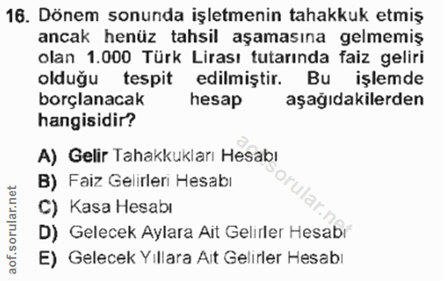 Soru 16