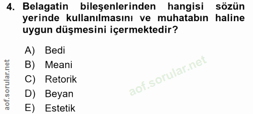 Soru 4