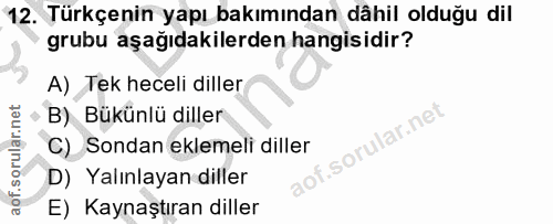 Soru 12