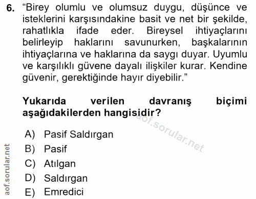 Soru 6