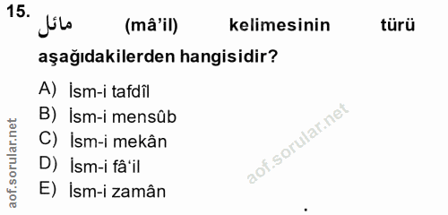 Soru 15