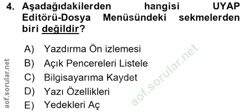 Soru 4