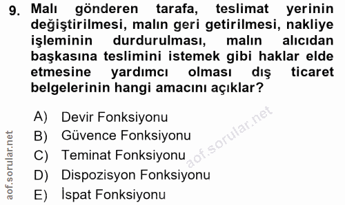 Soru 9