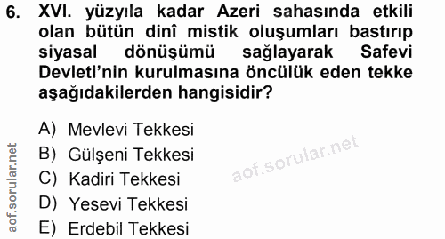 Soru 6