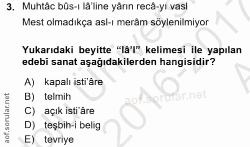Soru 3