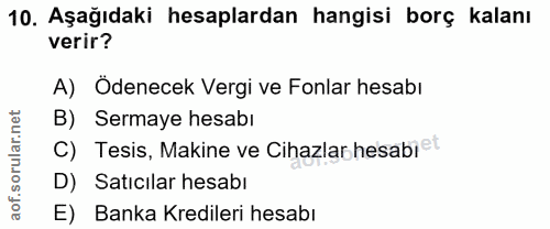 Soru 10