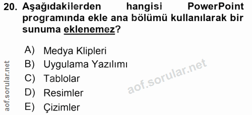 Soru 20