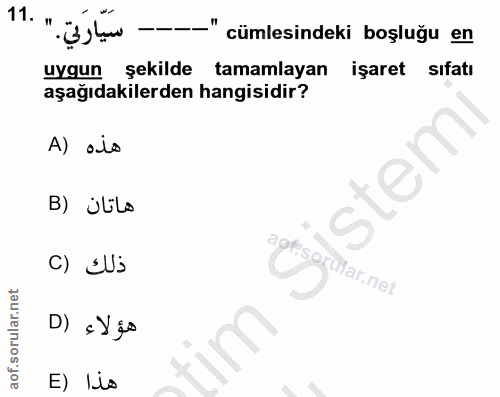 Soru 11